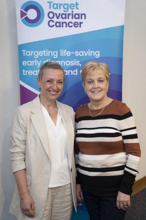 A photo from Target Ovarian Cancer's Scottish Pathfinder of Mags and Mary Hudson